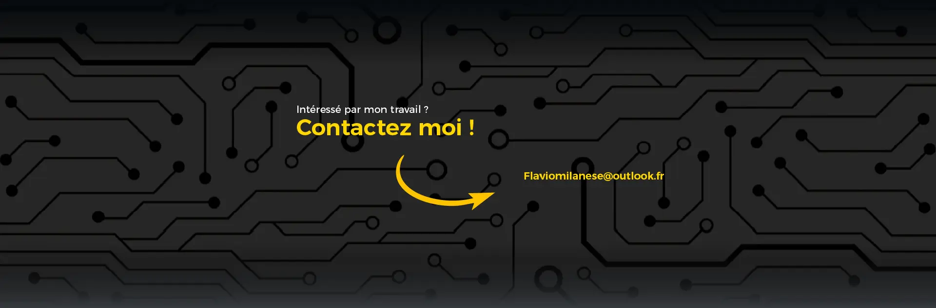 Intéressé par mon travail ? Contactez-moi sur Flaviomilanese@outlook.fr